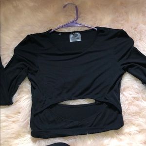Gymshark POISE long sleeve crop top